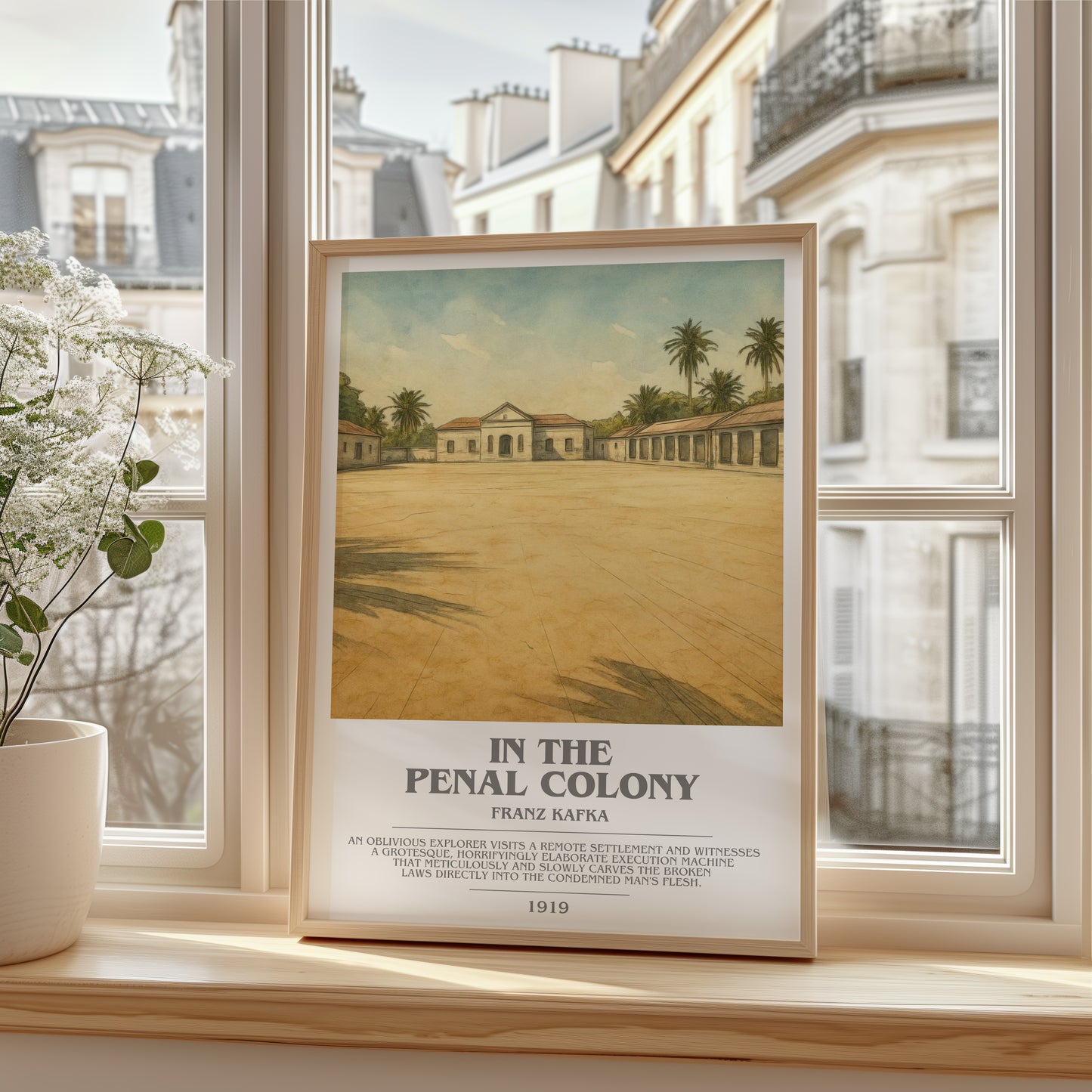 In the Penal Colony bookish poster colour and style options – Franz Kafka book art