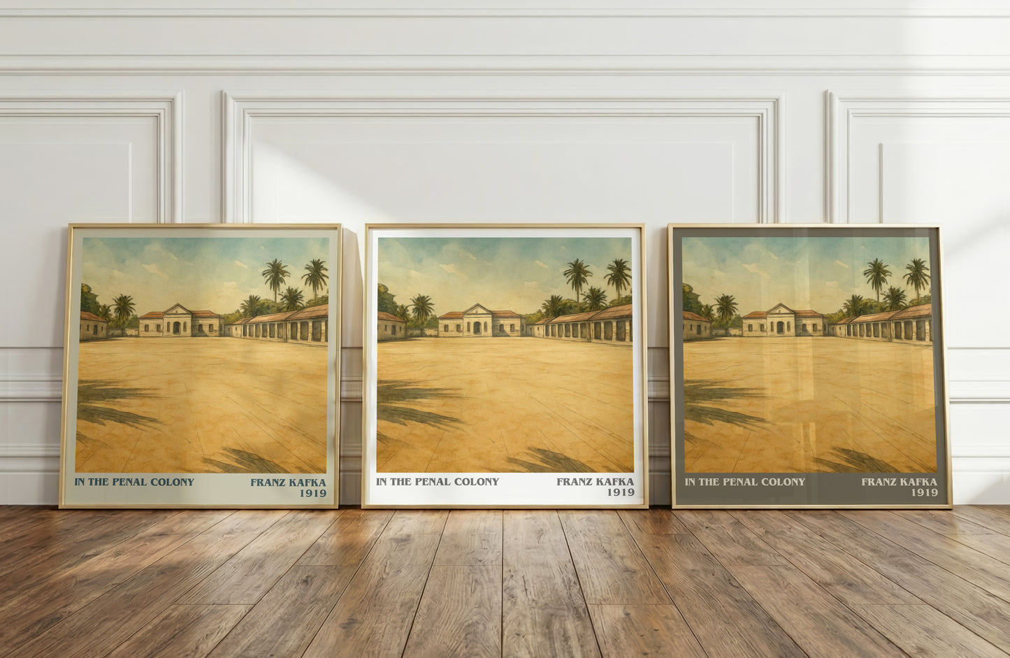 In the Penal Colony literary art print colour and style options – Franz Kafka book art