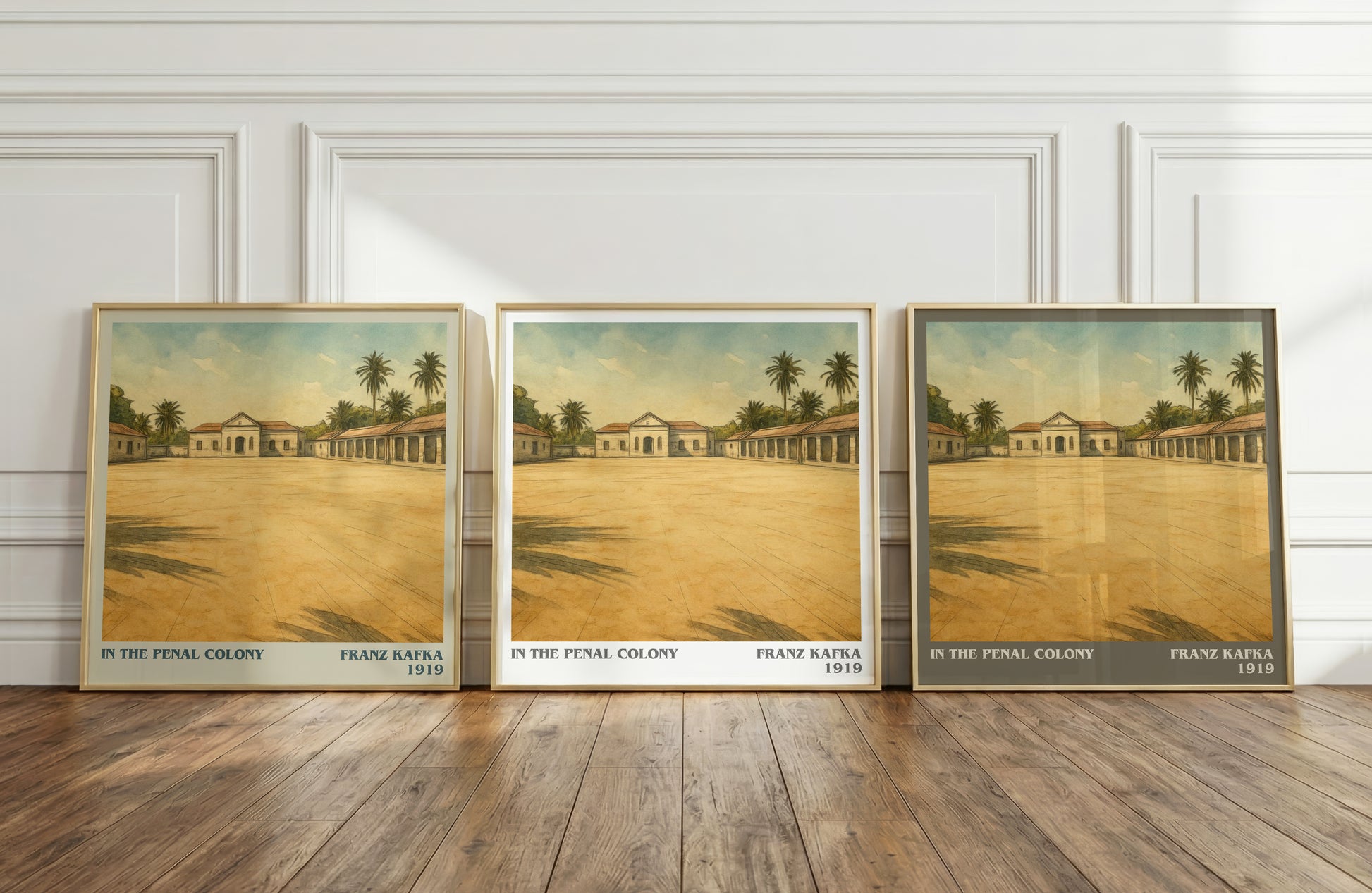In the Penal Colony literary art print colour and style options – Franz Kafka book art
