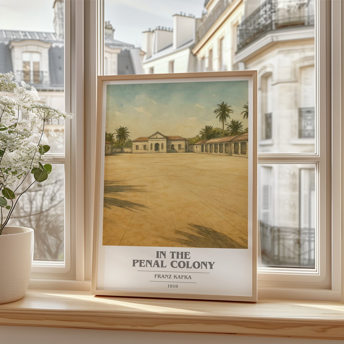In the Penal Colony book cover poster colour and style options – Franz Kafka book art