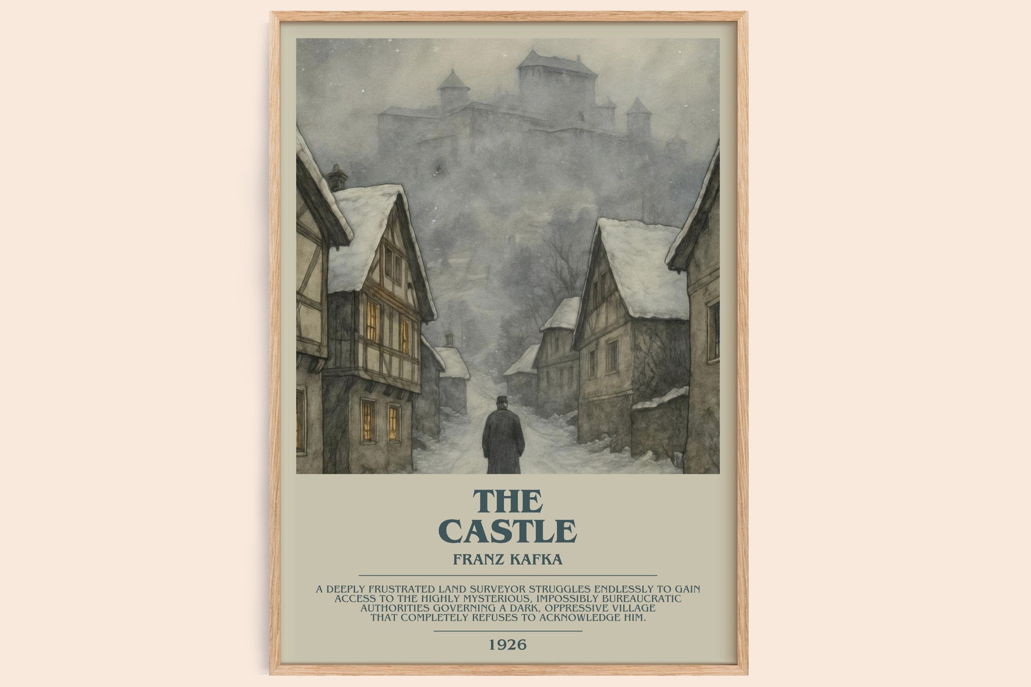 The Castle Bookish Wall Art by Franz Kafka
