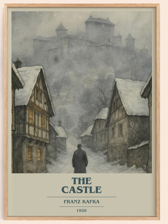The Castle Book Cover Poster by Franz Kafka