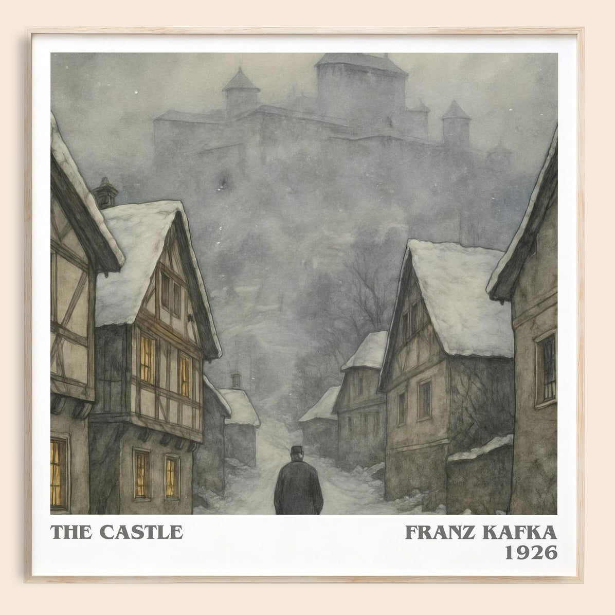 The Castle Literary Art Print by Franz Kafka