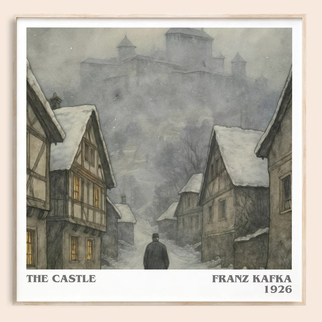 The Castle Literary Art Print by Franz Kafka