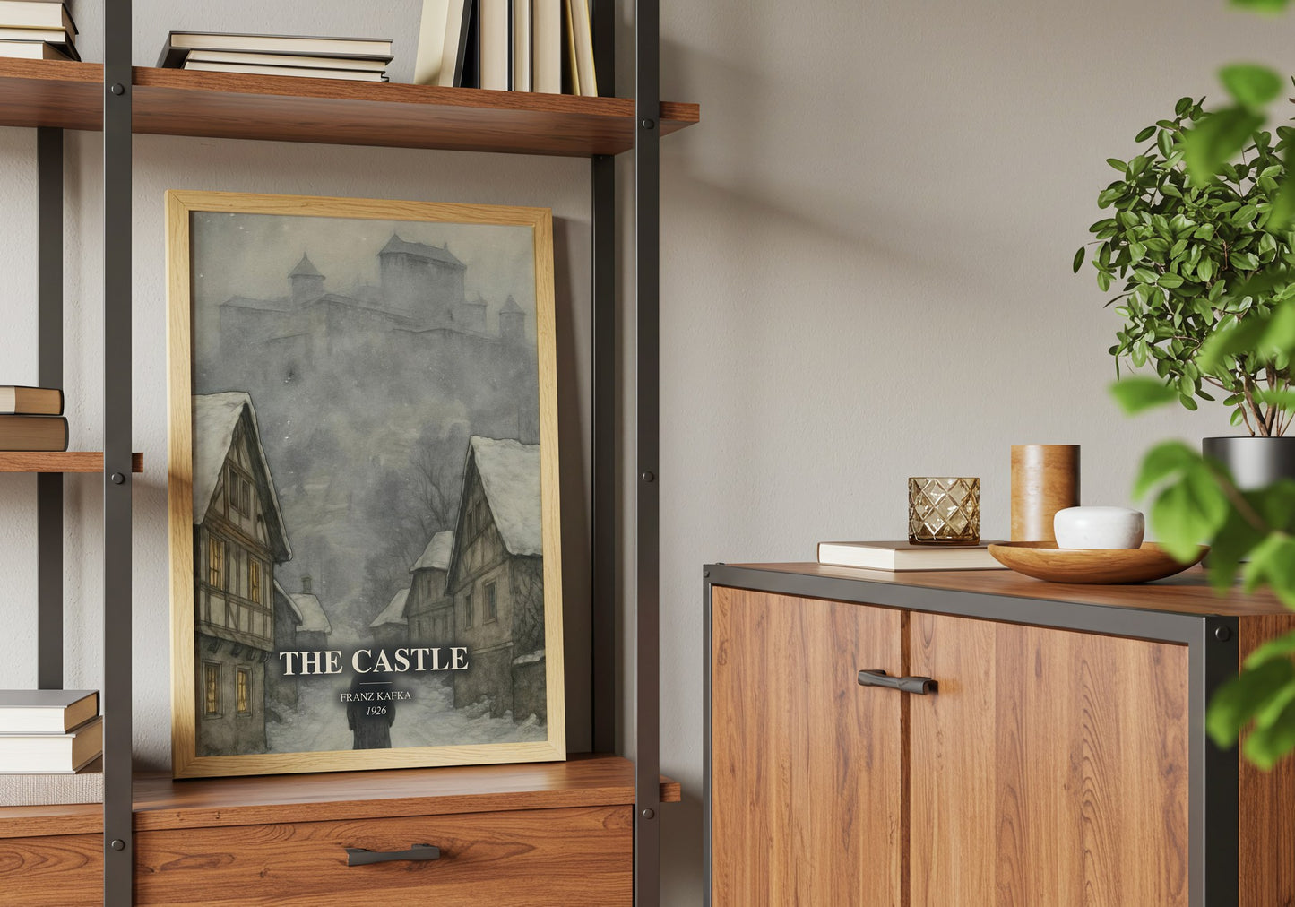 The Castle book watercolour illustration paper finish options – matte satin gloss