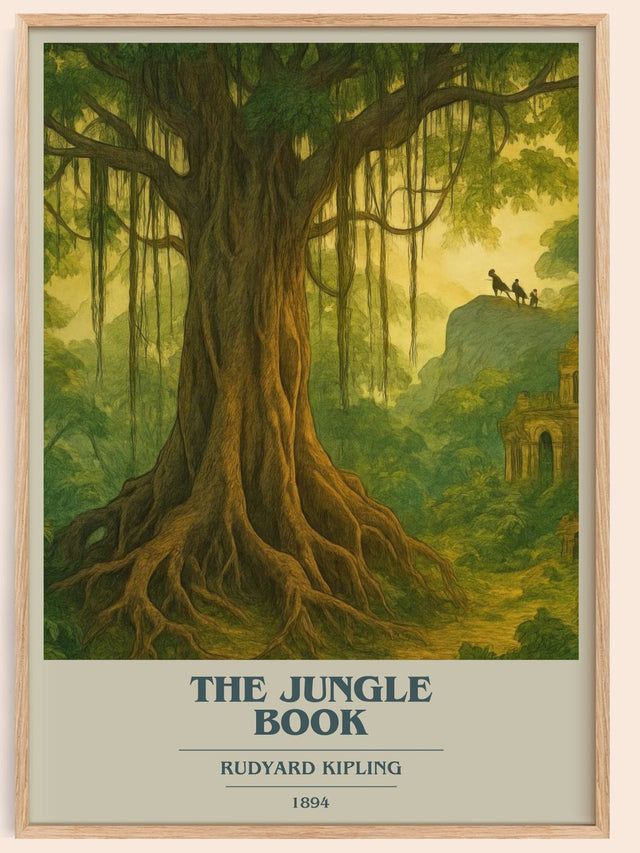 The Jungle Book Book Cover Poster by Rudyard Kipling