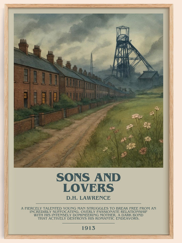 Sons And Lovers Bookish Wall Art by D.H. Lawrence
