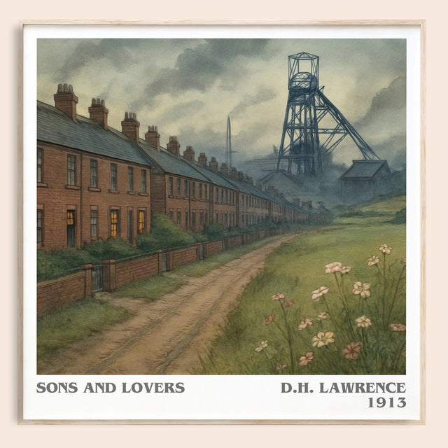 Sons And Lovers Literary Art Print by D.H. Lawrence