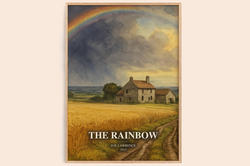 The Rainbow Book Watercolour Illustration by D.H. Lawrence (Edge style)