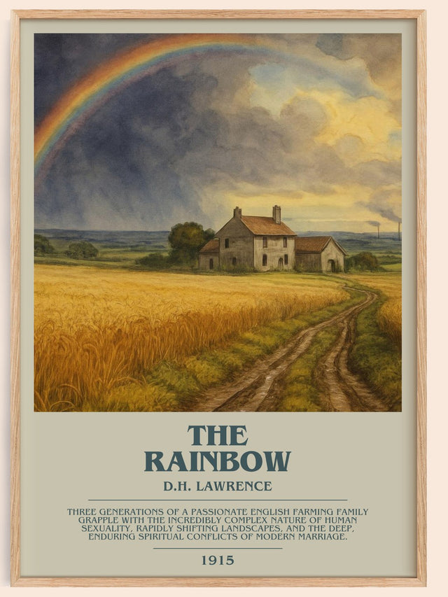 The Rainbow Bookish Wall Art by D.H. Lawrence