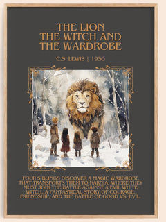 Lion, the Witch and the Wardrobe Minimalist Book Poster by C. S. Lewis – book poster
