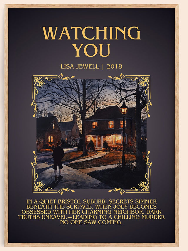 Watching You Minimalist Book Poster by Lisa Jewell