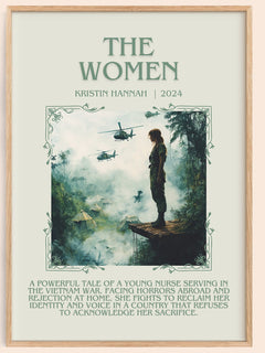 The Women Minimalist Book Poster by Kristin Hannah