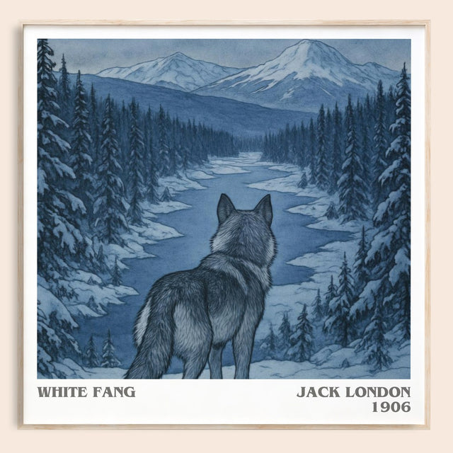 White Fang Literary Art Print by Jack London