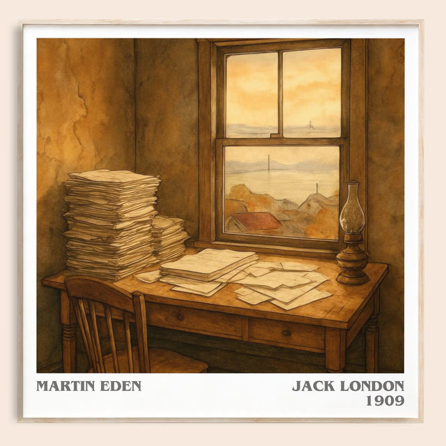 Martin Eden Literary Art Print by Jack London