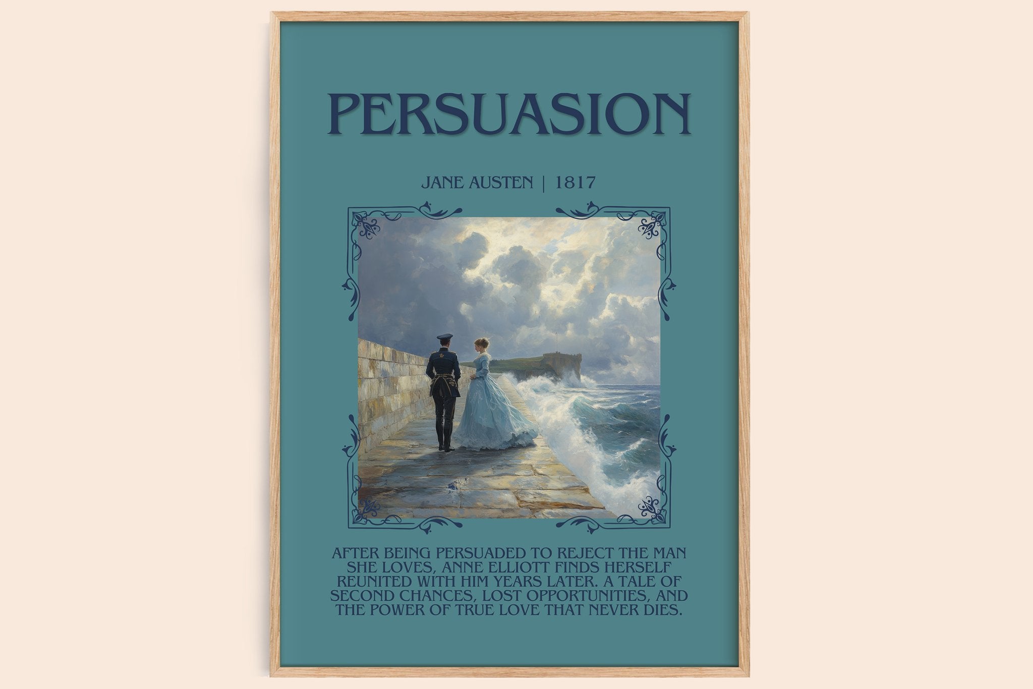 Persuasion Minimalist Book Poster by Jane Austen