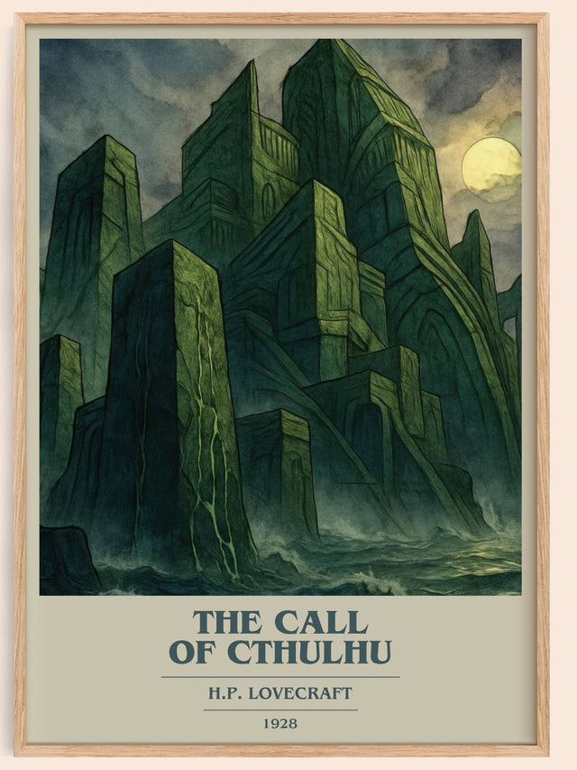 The Call Of Cthulhu Book Cover Poster by H.P. Lovecraft