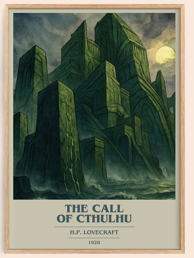 The Call Of Cthulhu Book Cover Poster by H.P. Lovecraft