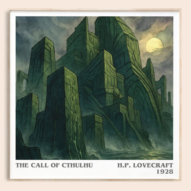 The Call Of Cthulhu Literary Art Print by H.P. Lovecraft