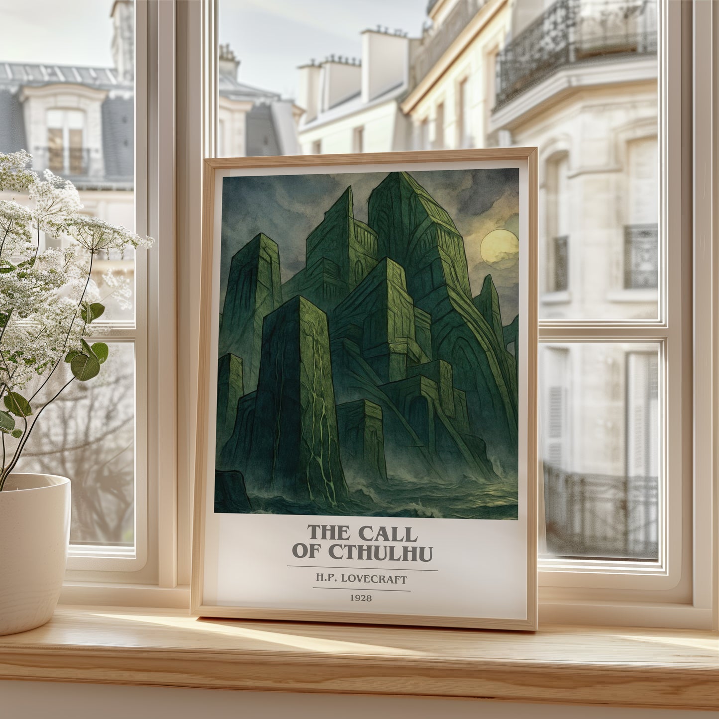 The Call Of Cthulhu book cover poster colour and style options – H.P. Lovecraft book art