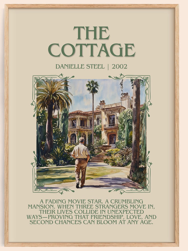 The Cottage Minimalist Book Poster by Danielle Steel