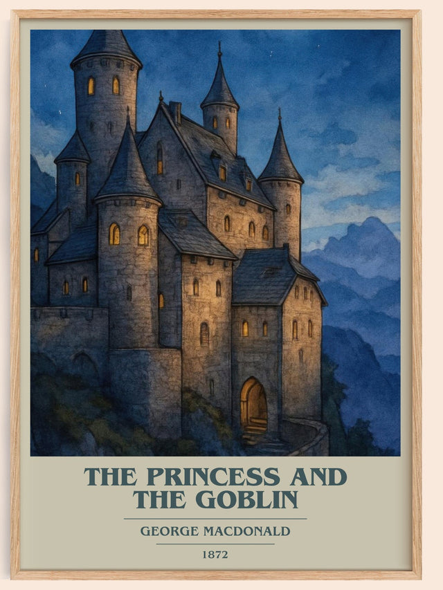 The Princess And The Goblin Book Cover Poster by George Macdonald