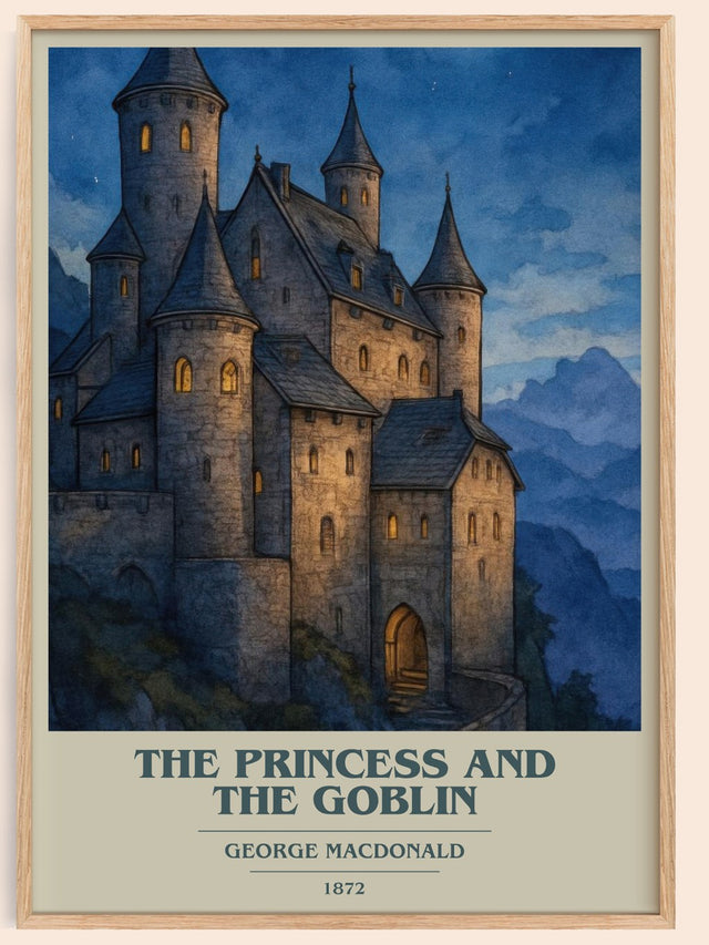 The Princess And The Goblin Book Cover Poster by George Macdonald