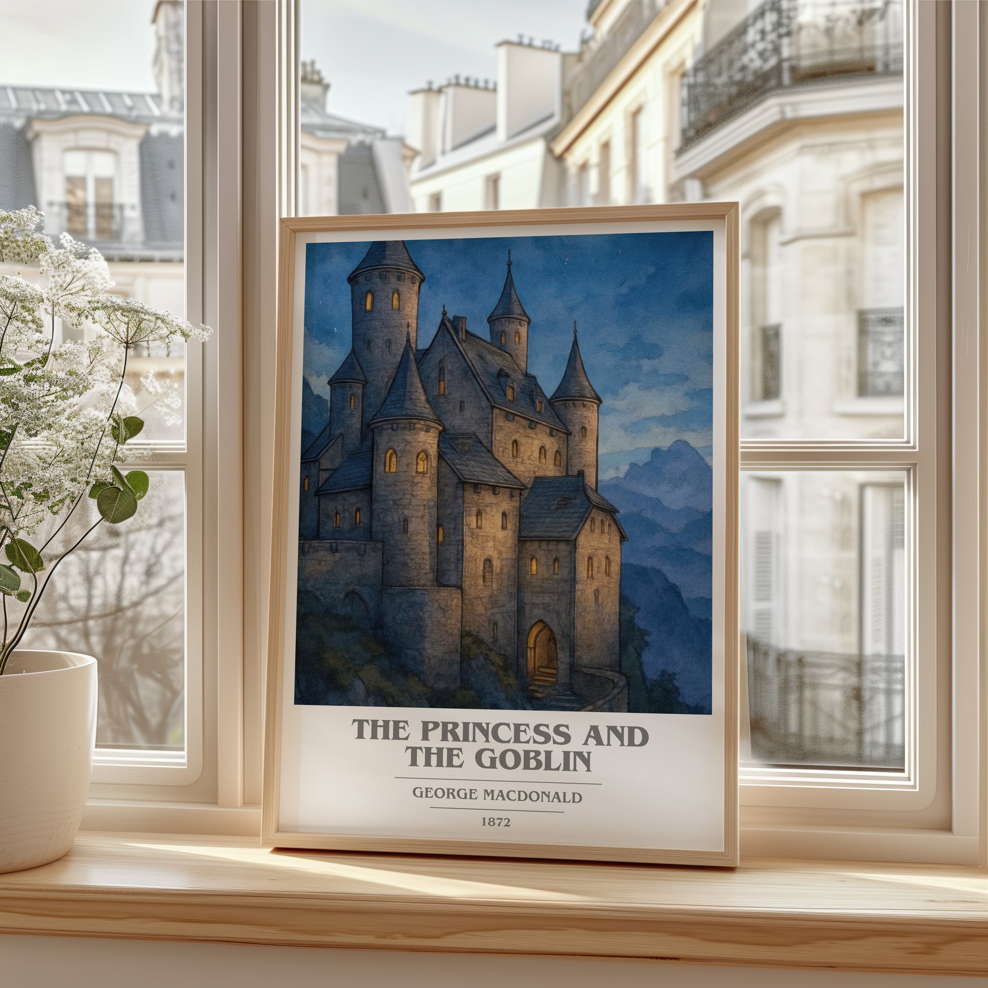 The Princess And The Goblin book cover poster colour and style options – George Macdonald book art