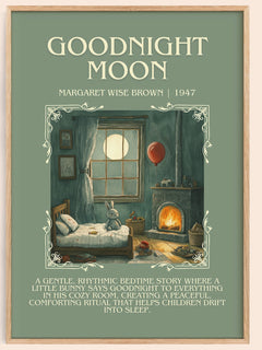 Good Night Moon Minimalist Book Poster by Margaret Wise Brown