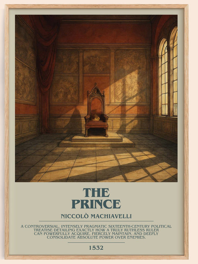 The Prince Bookish Wall Art by Niccolò Machiavelli