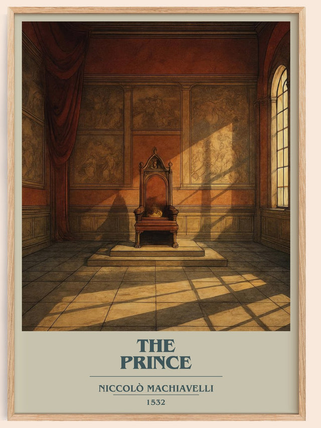 The Prince Book Cover Poster by Niccolò Machiavelli