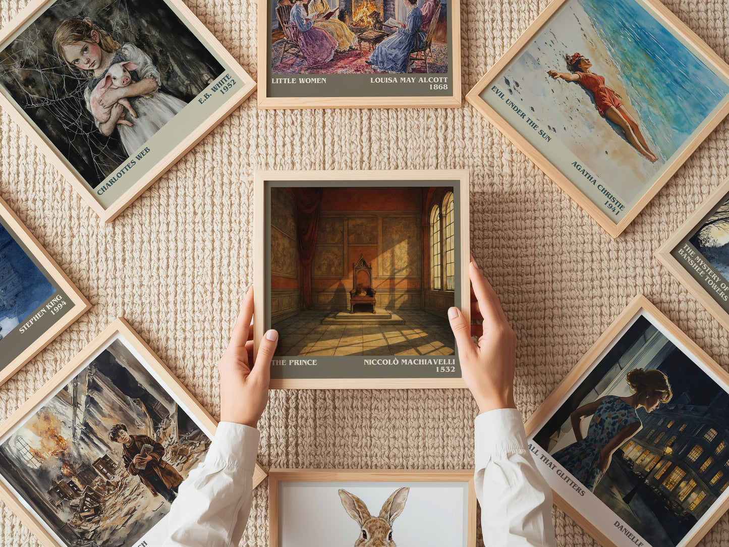 The Prince literary book poster framed on wall – philosophy wall art