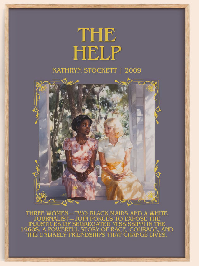 The Help Minimalist Book Poster by Kathryn Stockett