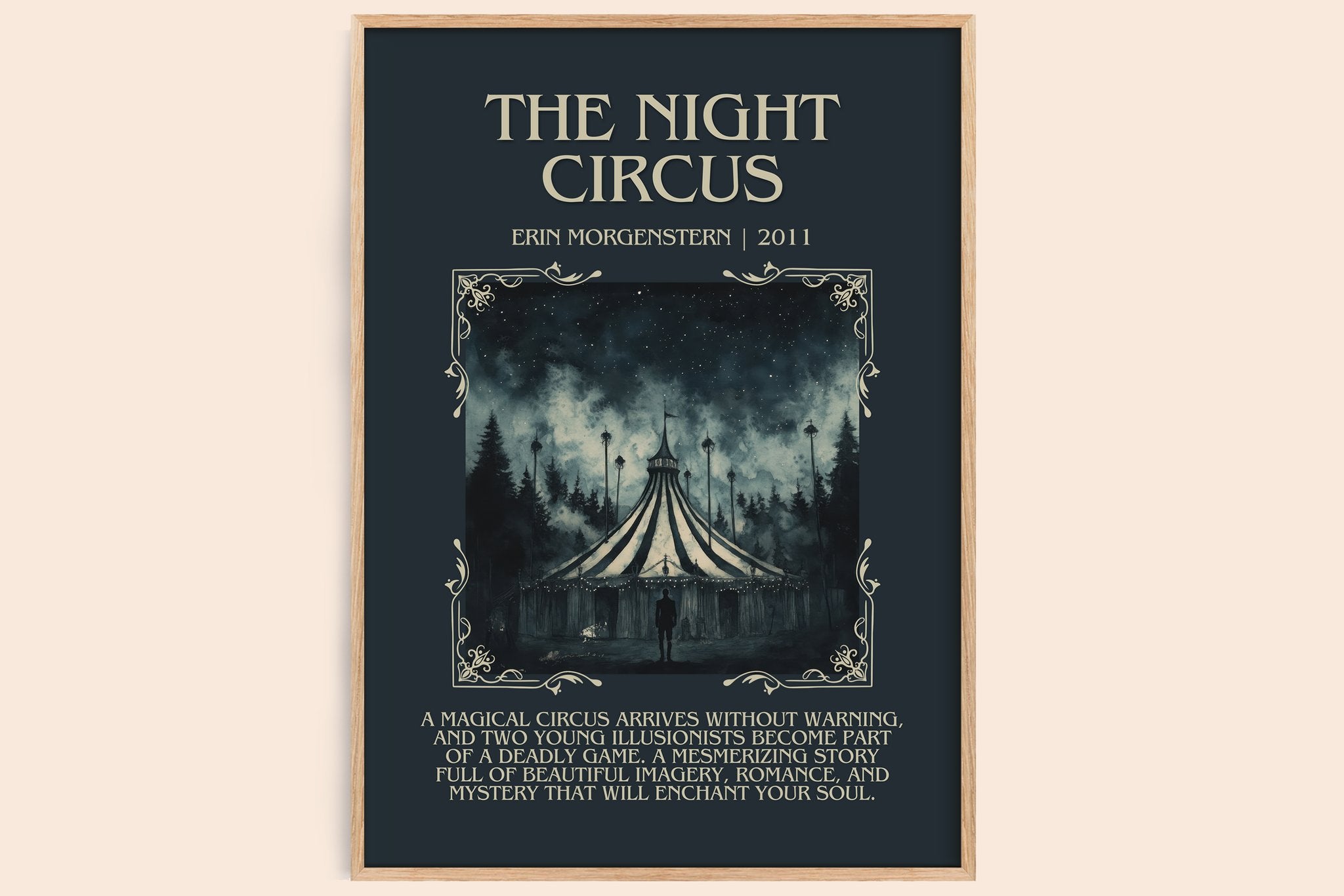 The Night Circus Minimalist Book Poster by Erin Morgenstern