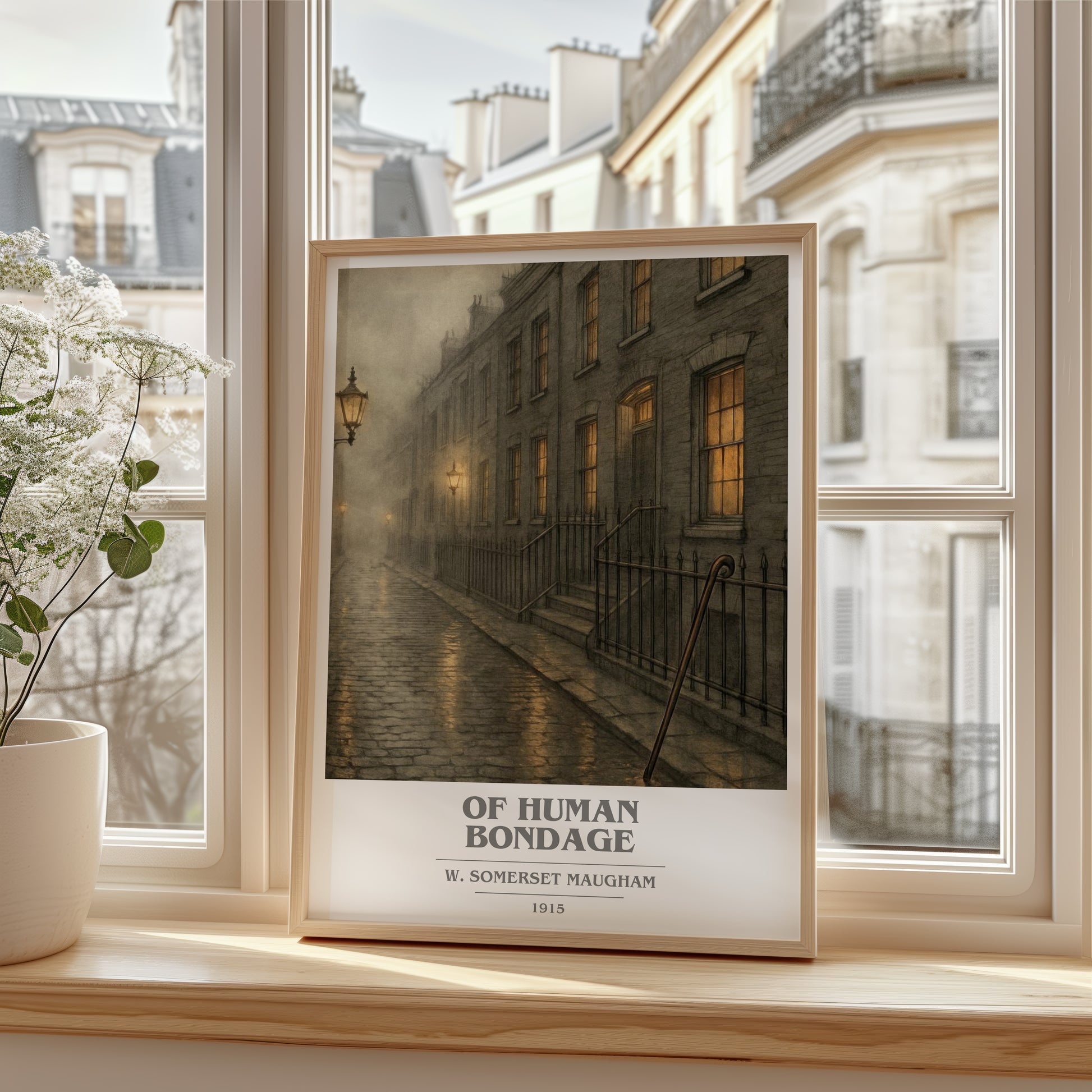 Of Human Bondage book cover poster colour and style options – W. Somerset Maugham book art