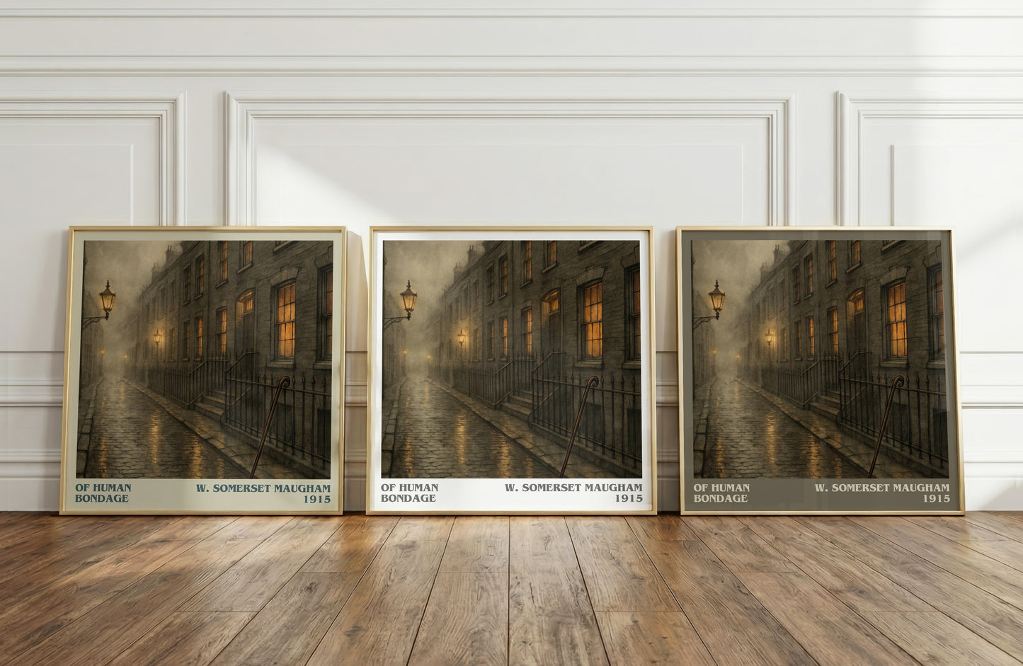 Of Human Bondage literary art print colour and style options – W. Somerset Maugham book art
