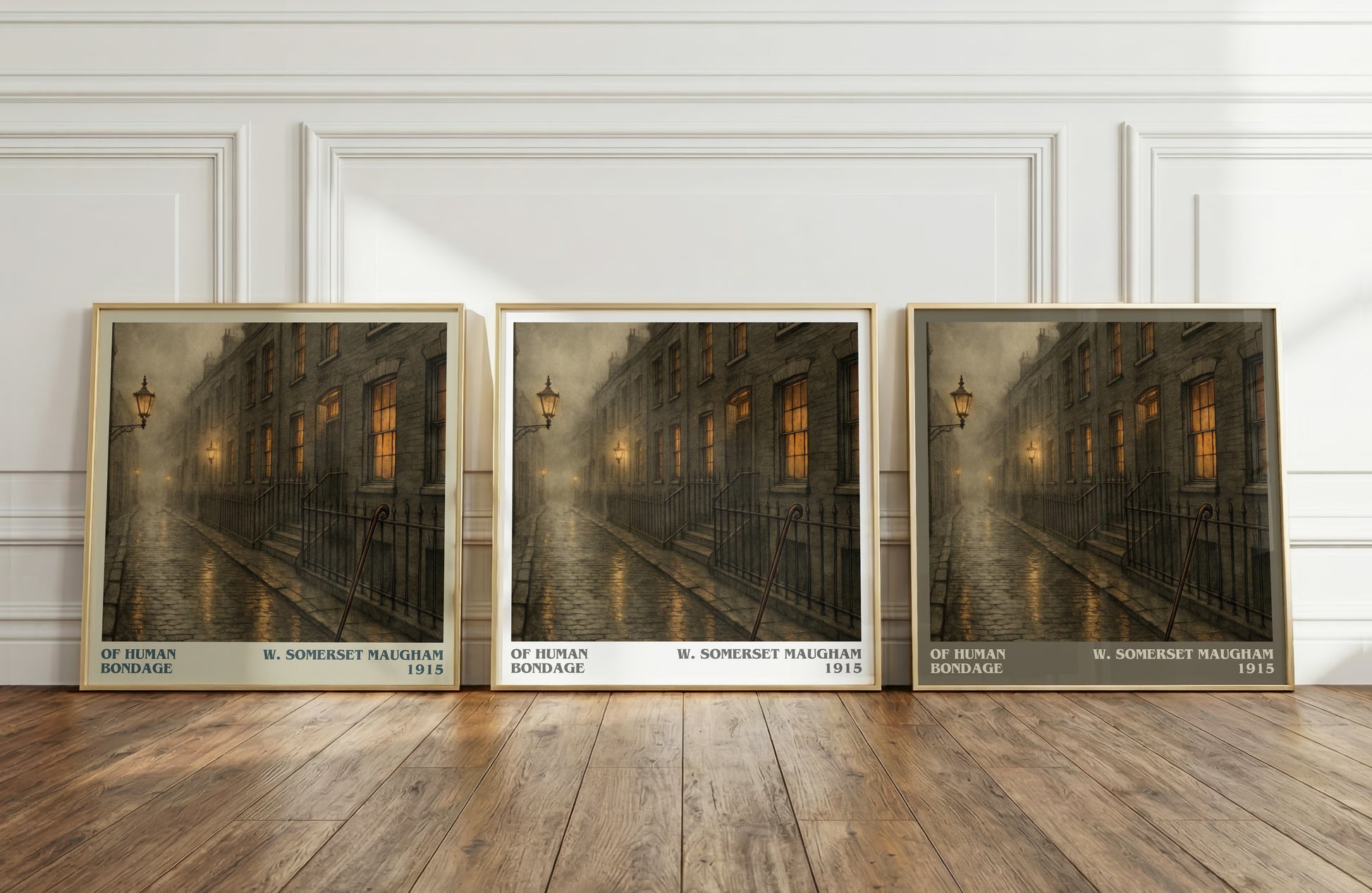Of Human Bondage literary art print colour and style options – W. Somerset Maugham book art