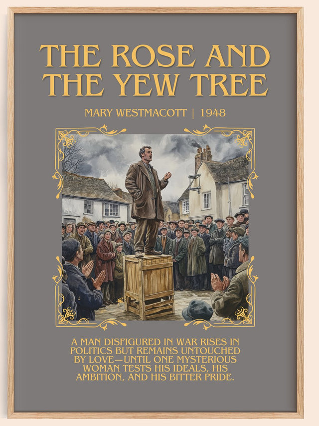 The Rose And The Yew Tree Minimalist Book Poster by Mary Westmacott