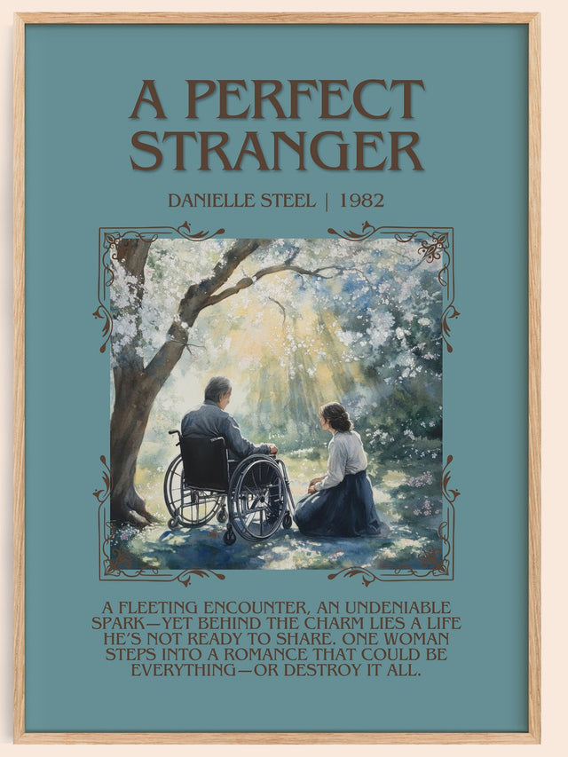 A Perfect Stranger Minimalist Book Poster by Danielle Steel