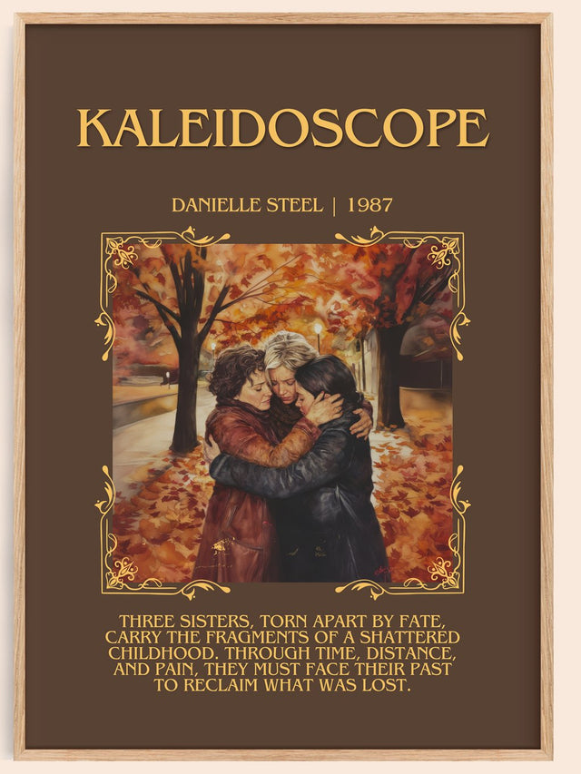 Kaleidoscope Minimalist Book Poster by Danielle Steel