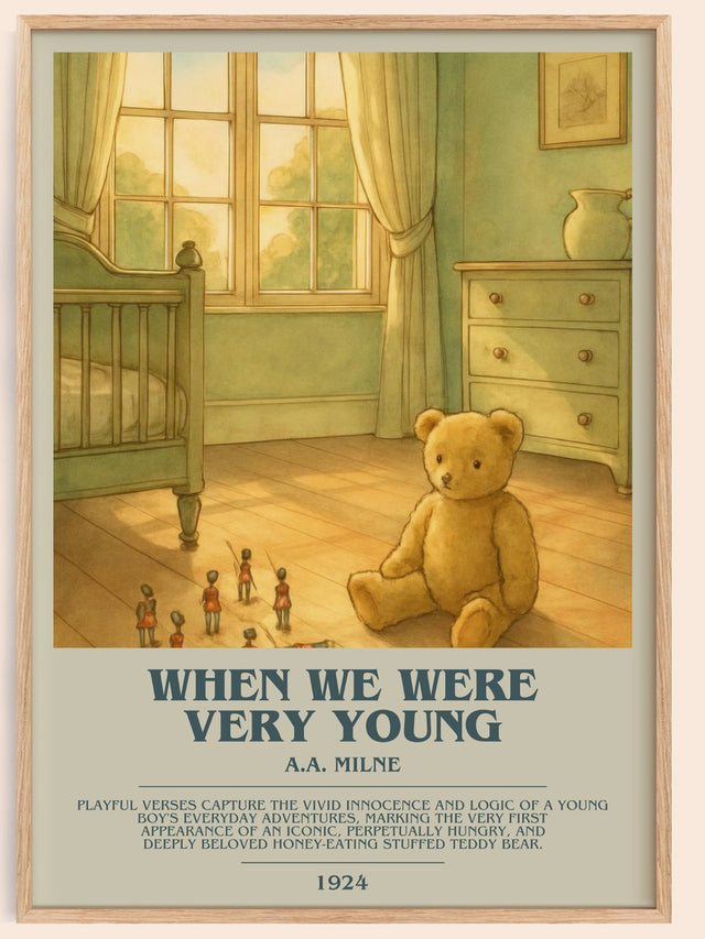 When We Were Very Young Bookish Wall Art by A.A. Milne