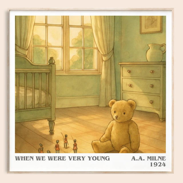 When We Were Very Young Literary Art Print by A.A. Milne