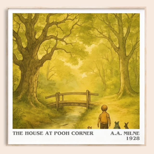 The House At Pooh Corner Literary Art Print by A.A. Milne