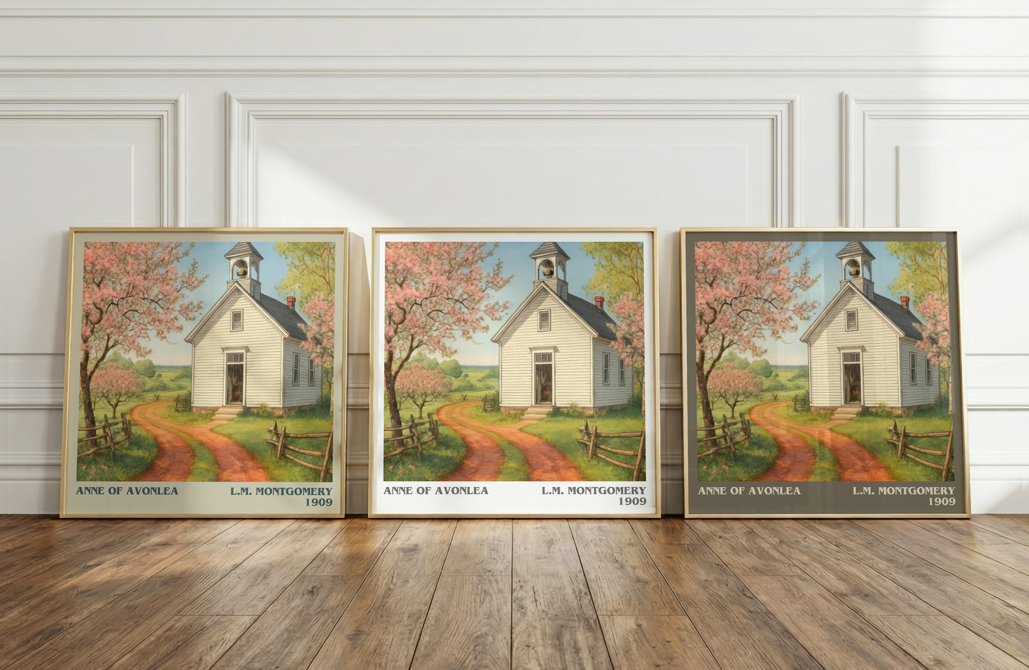 Anne Of Avonlea literary art print colour and style options – L.M. Montgomery book art