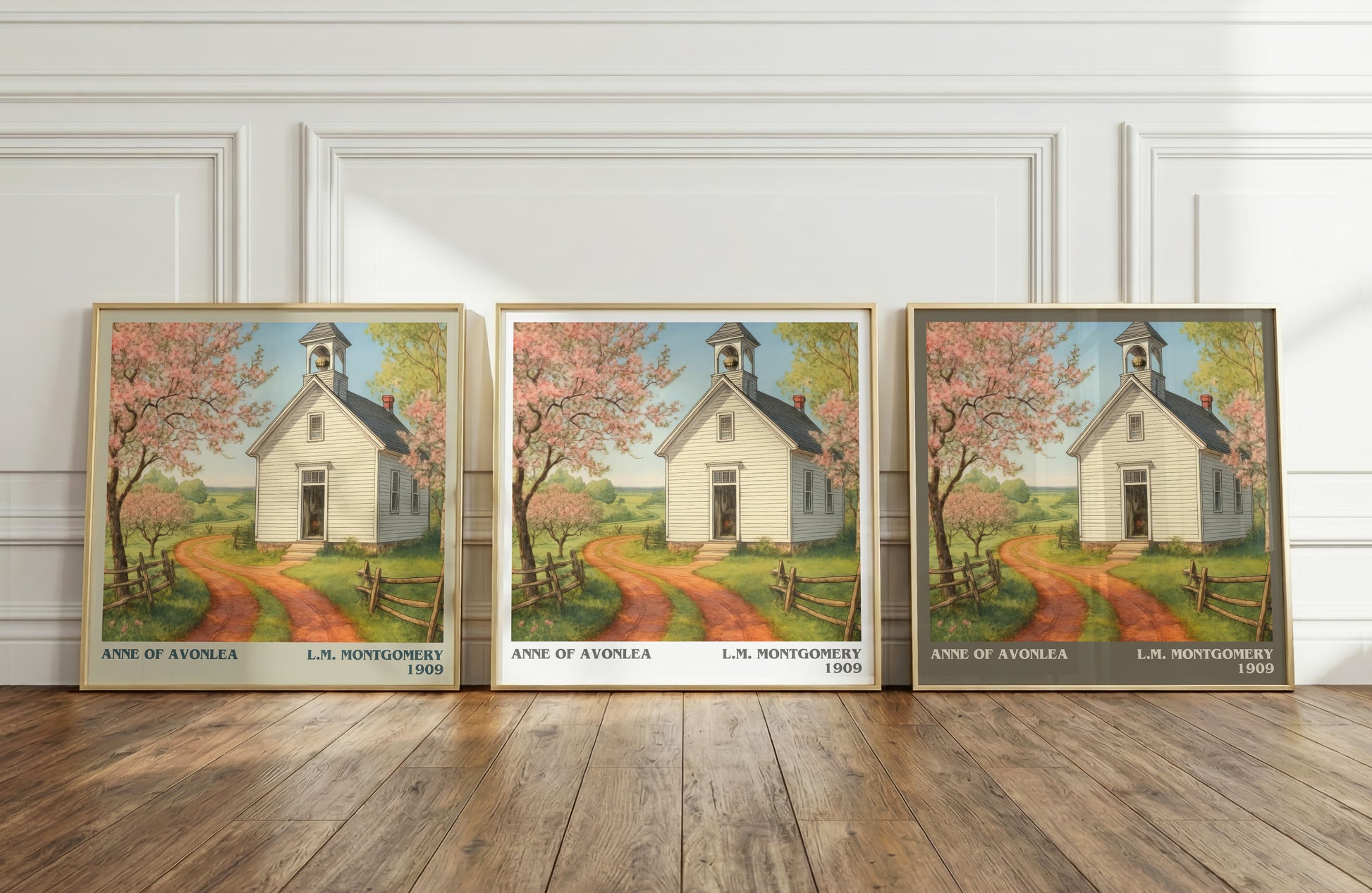 Anne Of Avonlea literary art print colour and style options – L.M. Montgomery book art