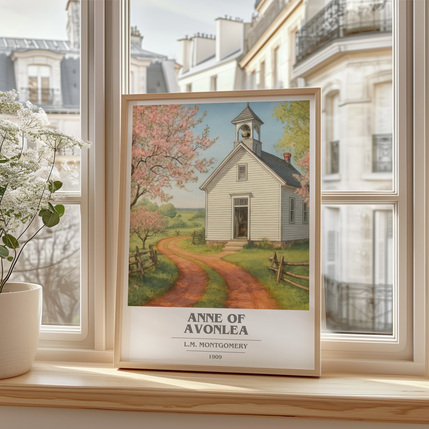 Anne Of Avonlea book cover poster colour and style options – L.M. Montgomery book art