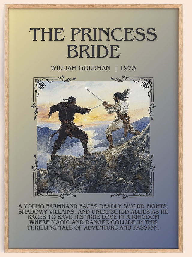 The Princess Bride Minimalist Book Poster by William Goldman
