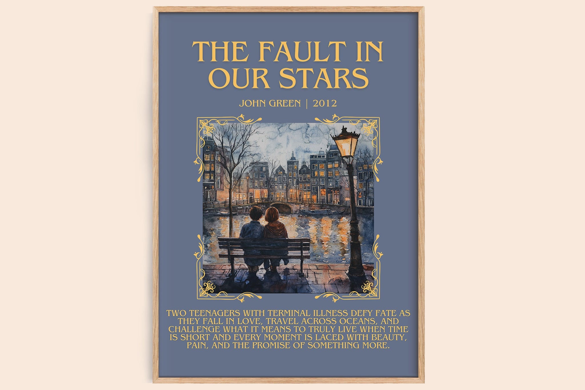 The Fault in Our Stars Minimalist Book Poster by John Green
