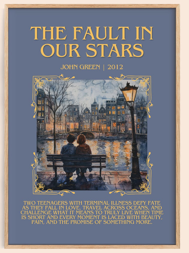 The Fault in Our Stars Minimalist Book Poster by John Green