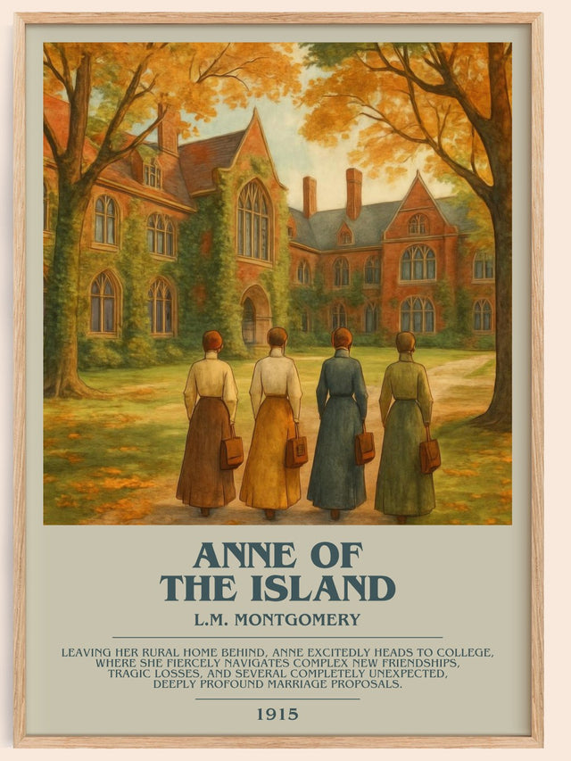 Anne Of The Island Bookish Wall Art by L.M. Montgomery